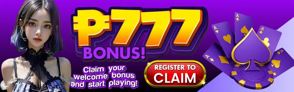 register to claimp up to P777 Bonus