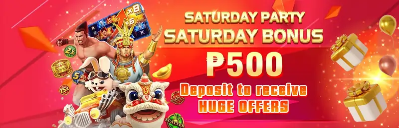 saturday party 500 bonus